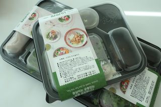 참살이도시락 작심삼일 샐러드도시락 3개 맛보기 새벽배송 또는 택배배송 — 5점을 준 리뷰어가 2021년 7월 올린 사용 사진