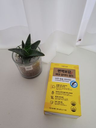 서울에프엔비 면역보감 뼈엔 칼비타 젤리 아연·칼슘·비타민D 20g X 15포 — 5점을 준 리뷰어가 2021년 11월 올린 사용 사진