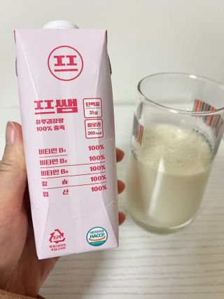 파워풀엑스 [프쌤] 더 맛있고 강력해진 고단백 음료 3종 (초코맛,딸기맛,커피맛) — 5점을 준 리뷰어가 2023년 1월 올린 사용 사진