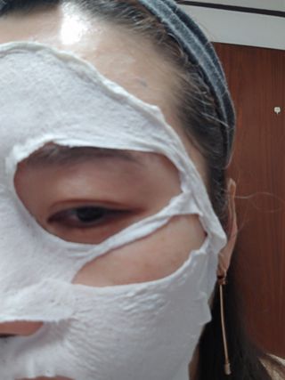 아이디플라코스메틱 페이스핏 플라스터 마스크 _ 리뉴얼 — 5점을 준 리뷰어가 2021년 10월 올린 사용 사진