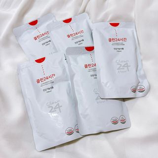 클린24시간 1BOX(5포) + 전용보틀(500ml) — 5점을 준 리뷰어가 2022년 8월 올린 사용 사진