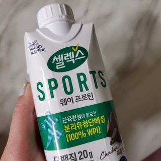 셀렉스스포츠 셀렉스 스포츠 드링크 초콜릿 _ 330ml x 12팩 — 3점을 준 리뷰어가 2021년 10월 올린 사용 사진