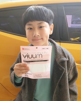 [푸름웰니스] KF94 비움 마스크 - 화이트 — 5점을 준 리뷰어가 2021년 3월 올린 사용 사진
