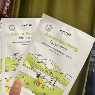 세뚜아(Cettua) [세뚜아] 포레스트 수딩 마스크 Cettual Forest  Soothing Mask 5매 — 5점을 준 리뷰어가 2024년 4월 올린 사용 사진
