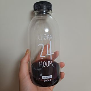 클린24시간 1BOX(5포) + 전용보틀(500ml) — 4점을 준 리뷰어가 2022년 12월 올린 사용 사진