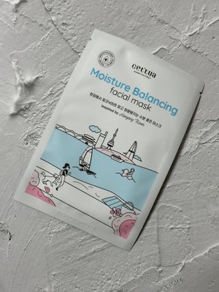 세뚜아(Cettua) 나우[세뚜아] 모이스처 밸런싱 페이셜 마스크 Cettua Moisture Balancing Facial Mask 4매 — 3.5점을 준 리뷰어가 2023년 12월 올린 사용 사진