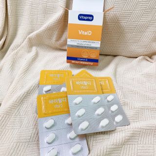 뉴트리션팩토리 비타프렙 바이탈디 비타민D 500mg — 5점을 준 리뷰어가 2021년 8월 올린 사용 사진