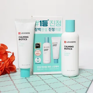 리더스코스메틱 리더스 카밍 바이오틱스 #1등 진정 기획세트 [에센스 워터150ml + 크림 마스크80ml] — 5점을 준 리뷰어가 2022년 9월 올린 사용 사진
