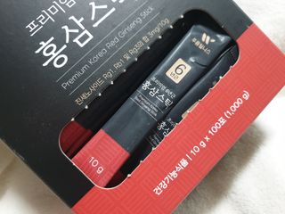 [푸름웰니스] 프리미엄 6년근 홍삼스틱 3mg x 100포 — 5점을 준 리뷰어가 2022년 3월 올린 사용 사진