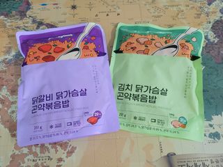 [푸딩팩토리] 요잇조잇 닭갈비 닭가슴살/김치 닭가슴살 곤약볶음밥 2종 (김치볶음밥 2개 닭갈비 볶음밥 1개) — 5점을 준 리뷰어가 2022년 8월 올린 사용 사진