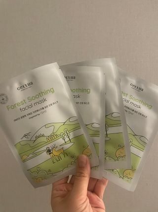 세뚜아(Cettua) 나우[세뚜아] 포레스트 수딩 마스크 Cettual Forest  Soothing Mask 4매 — 5점을 준 리뷰어가 2024년 3월 올린 사용 사진