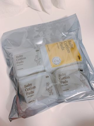 디어엘로디 프리미엄 유기농 유아 솜티슈 40매 3Pack +60매 1Pack 혼합형 — 5점을 준 리뷰어가 2021년 4월 올린 사용 사진