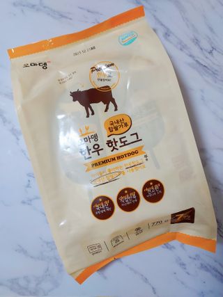 오마뎅 한우핫도그 — 5점을 준 리뷰어가 2021년 5월 올린 사용 사진
