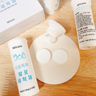 위케어 천연 주방세세, 에어프라이어세제, 다목적세정제, 발포텀블러세정제 — 5점을 준 리뷰어가 2021년 2월 올린 사용 사진