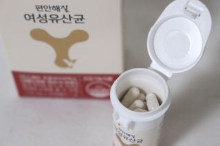 메이준뉴트리 메이준쎌 편안해질 여성유산균 — 5점을 준 리뷰어가 2021년 2월 올린 사용 사진