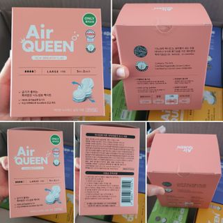 에어퀸 뉴브레스 유기농 생리대 4종 (팬티라이너 20P + 중형 10P + 대형 10P + 오버나이트 8P)_체험단 — 4점을 준 리뷰어가 2024년 5월 올린 사용 사진