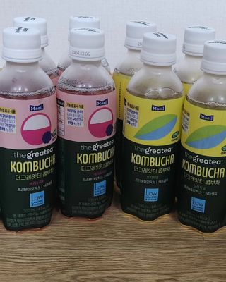 더그레잇티 콤부차 [매일유업] 더그레잇티 44kcal 콤부차 300ml *12개입 (오리지널 6개+베리리치 6개) — 5점을 준 리뷰어가 2023년 8월 올린 사용 사진