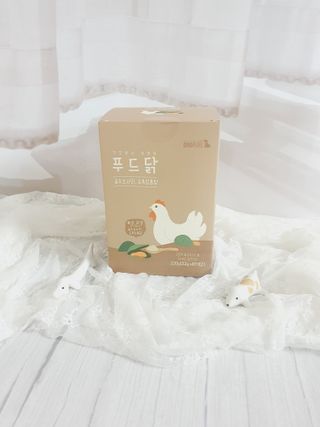 도그퓨어 푸드닭 강아지 닭고기 통살 애견간식 오리지널/차전자피/초록입홍합 — 5점을 준 리뷰어가 2021년 10월 올린 사용 사진