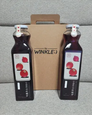 [바이윙클] 페르시아 유기농 석류 착즙주스 750ml 2병 + 선물박스 세트 — 5점을 준 리뷰어가 2022년 3월 올린 사용 사진