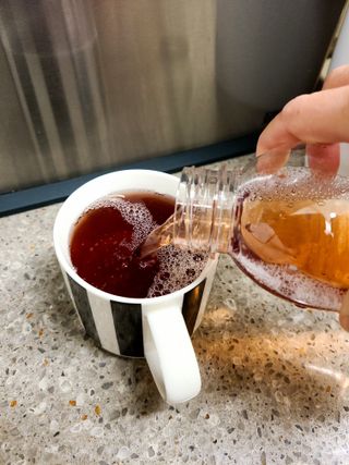 클린24시간 1BOX(5포) + 전용보틀(500ml) — 4점을 준 리뷰어가 2022년 10월 올린 사용 사진