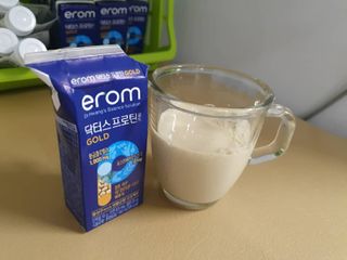 이롬 erom 닥터스 프로틴 골드 — 5점을 준 리뷰어가 2021년 4월 올린 사용 사진