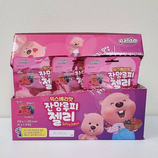 [팔도] 잔망루피젤리 믹스베리맛 42g 8개 — 5점을 준 리뷰어가 2022년 1월 올린 사용 사진