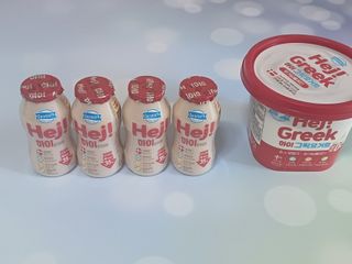 [구매평]덴마크 하이(Hej!) 브랜드 패키지(요구르트, 그릭요거트)only 로켓프레쉬 — 5점을 준 리뷰어가 2025년 3월 올린 사용 사진