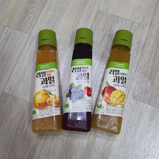 [풀무원] 리얼 과일  저지방 드레싱 240g 3종 — 5점을 준 리뷰어가 2021년 2월 올린 사용 사진