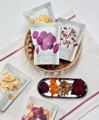 딜라이트 프로젝트 원물칩 5종 9ea(고구마칩, 자색고마칩, 느타리버섯칩, 비트 믹스칩, 단호박 믹스칩) — 5점을 준 리뷰어가 2022년 4월 올린 사용 사진