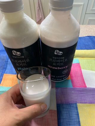 숲골 임실치즈마을 프로바이오 요거트 900ml — 5점을 준 리뷰어가 2021년 8월 올린 사용 사진