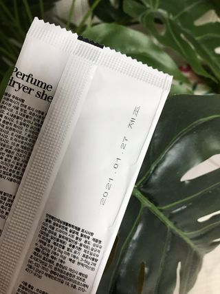 [이즈라이프코스메틱] 퍼퓸 드라이어 시트 히노끼향  or 블랑향 2중 택1 30매 — 5점을 준 리뷰어가 2021년 5월 올린 사용 사진