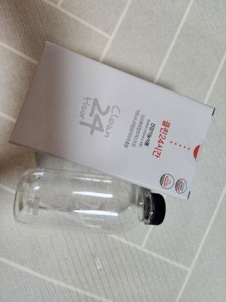 클린24시간 1BOX(5포) + 전용보틀(500ml) — 5점을 준 리뷰어가 2022년 10월 올린 사용 사진