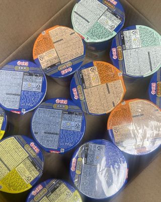 NISSIN 닛신 컵누들  4종 - 씨푸드오리지날, 씨푸드 스파이시, 씨푸드 커리, 씨푸드 XO소스 — 5점을 준 리뷰어가 2023년 2월 올린 사용 사진