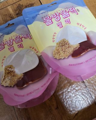 (주) 피치코리아 물방울떡젤리 X 2개입 — 5점을 준 리뷰어가 2022년 11월 올린 사용 사진