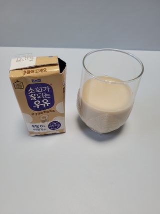 소화가 잘되는 우유 국산 5곡 미숫가루 — 4점을 준 리뷰어가 2021년 9월 올린 사용 사진