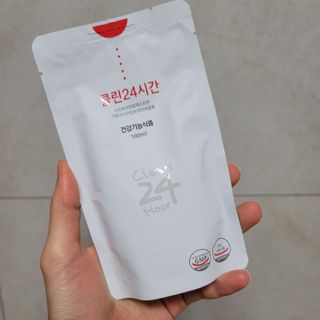 클린24시간 1BOX(5포) + 전용보틀(500ml) — 5점을 준 리뷰어가 2022년 11월 올린 사용 사진