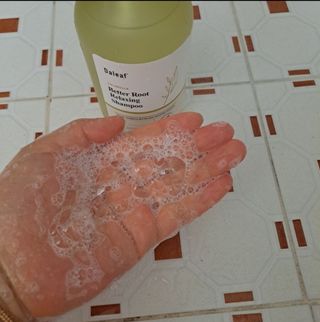 달리프 클로렐라 베러 루트 릴렉싱 샴푸 500ml — 5점을 준 리뷰어가 2021년 5월 올린 사용 사진
