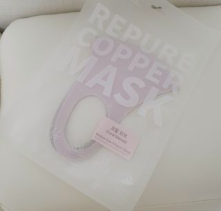 [에이블밤부] 리퓨어 쿠퍼 마스크 10color — 4점을 준 리뷰어가 2021년 2월 올린 사용 사진