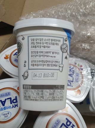 떠먹는불가리스 마이플레인 요거트 435g 6개입 — 5점을 준 리뷰어가 2021년 4월 올린 사용 사진