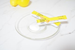 서울약사신협 프리미엄비타민C1000_2.5G x 100포 — 5점을 준 리뷰어가 2021년 1월 올린 사용 사진