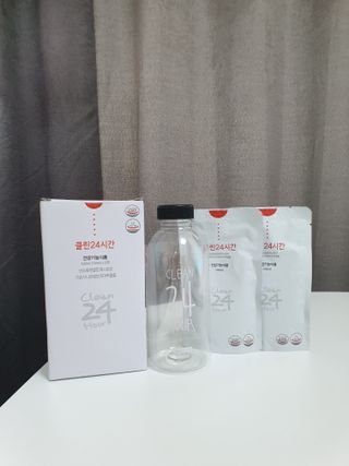 클린24시간 1BOX(5포) + 전용보틀(500ml) — 5점을 준 리뷰어가 2023년 3월 올린 사용 사진