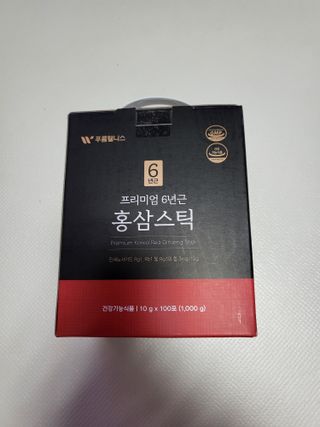 [푸름웰니스] 프리미엄 6년근 홍삼스틱 3mg x 100포 — 5점을 준 리뷰어가 2022년 3월 올린 사용 사진
