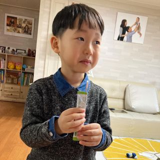 [이뮤니티플러스]우리아이 면역오키, 건강오키 _ 키즈오키 비타민초코홍삼 10포 1box — 4.5점을 준 리뷰어가 2022년 1월 올린 사용 사진