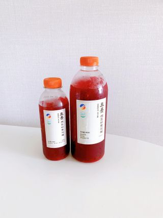 트롯전통식혜 트롯레드비트식혜 1리터 +500리터 — 5점을 준 리뷰어가 2021년 5월 올린 사용 사진