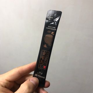 프리마인 자체 기업부설 연구소에서 찾아낸 건강한 수면의 비밀.  슬립토 플러스 30포 — 4점을 준 리뷰어가 2021년 10월 올린 사용 사진