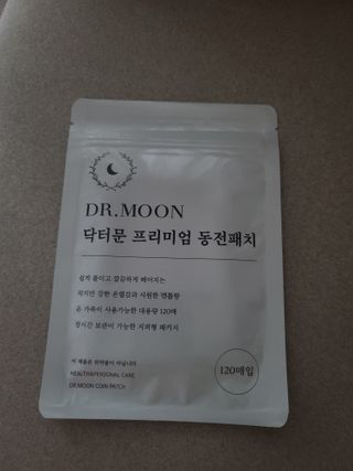 [닥터문] 프리미엄 동전패치 멘톨향 120매 — 4점을 준 리뷰어가 2022년 7월 올린 사용 사진