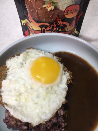 불타 지옥불카레 불지옥맛 180g x 3봉 — 5점을 준 리뷰어가 2021년 6월 올린 사용 사진