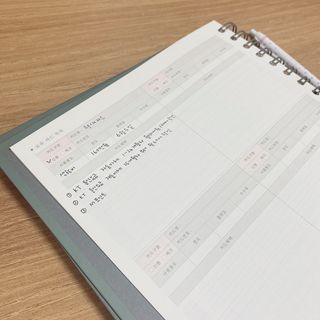 리훈 오늘쓰임 가계부 1년용 — 5점을 준 리뷰어가 2021년 5월 올린 사용 사진