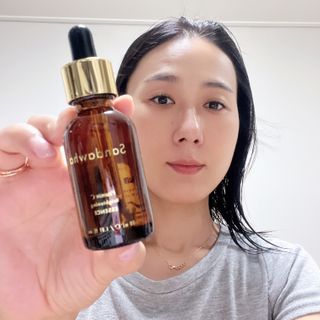 스킨큐어 산다화 비타민c 화이트닝 에센스 30ml — 4점을 준 리뷰어가 2023년 9월 올린 사용 사진