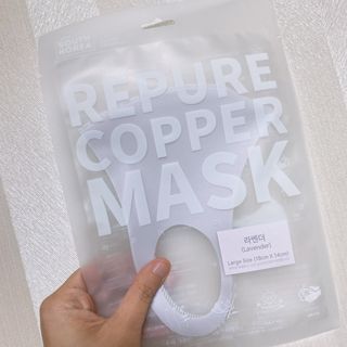 [에이블밤부] 리퓨어 쿠퍼 마스크 10color — 5점을 준 리뷰어가 2021년 3월 올린 사용 사진